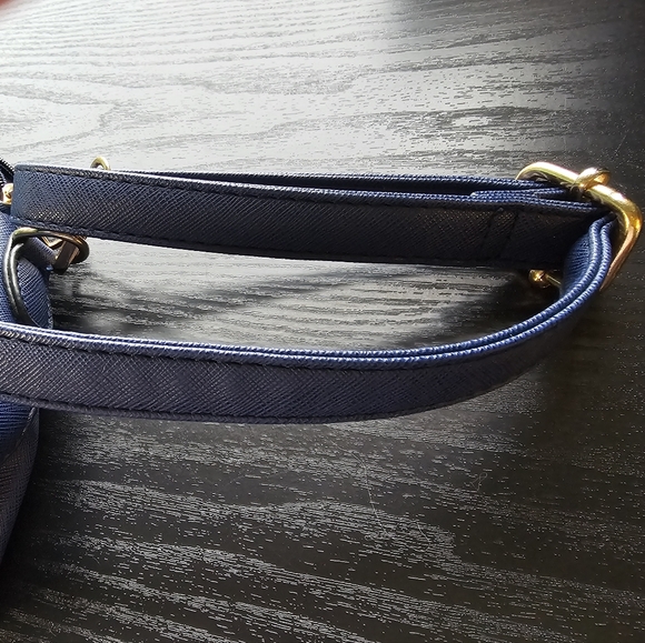 Elim and Paul Blue Cross Body Purse OS - Picture 8 of 11